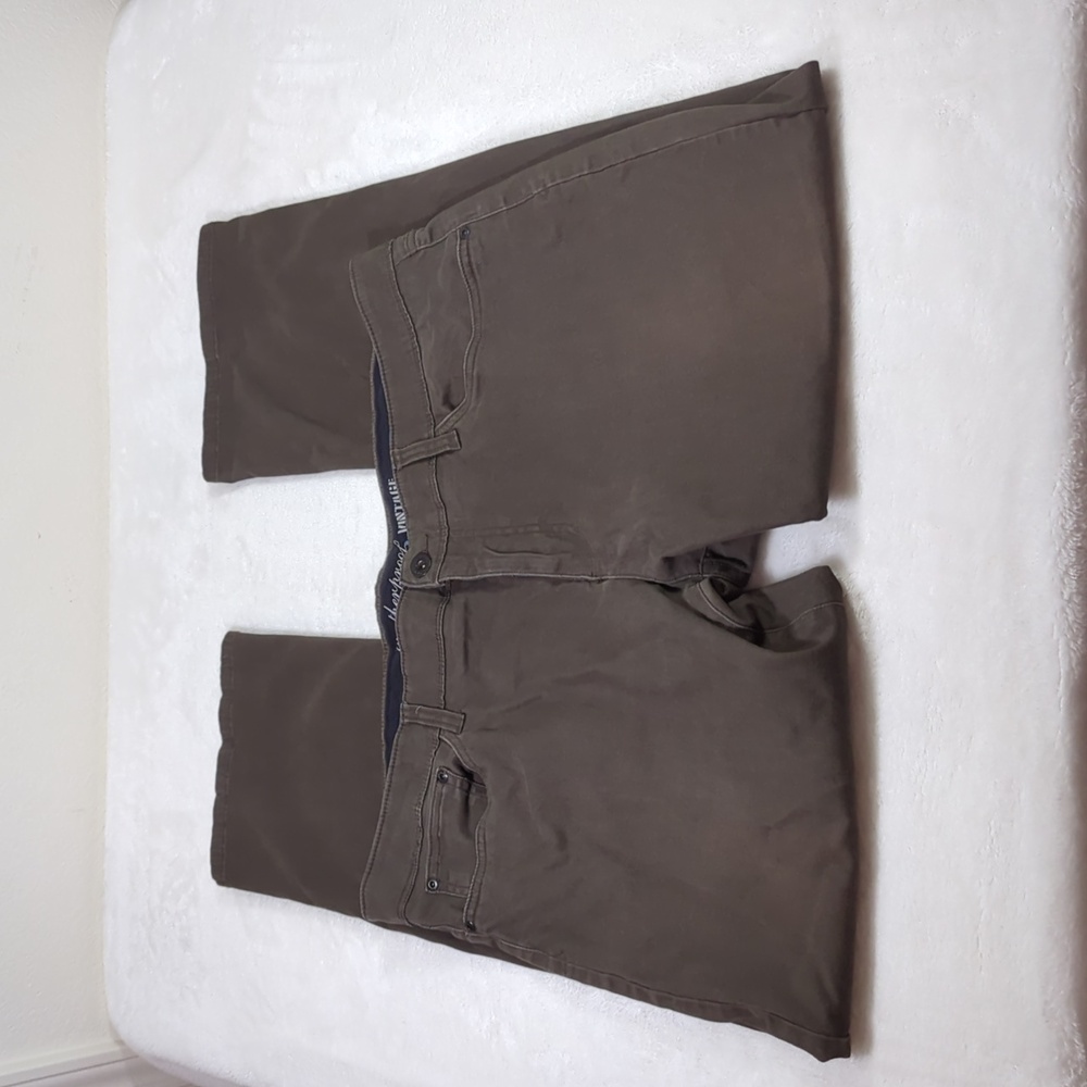 Weatherproof Vintage olive/brown pants 41 x 30/32 EUC